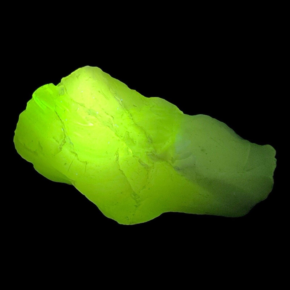Opalescent Milk Glass Art Glass Cullet Manganese‎ Uranium Swirl Slag #4GX205